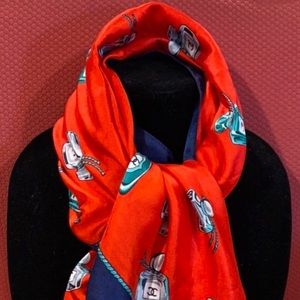 Chanel
Red White Blue Cc Silk Logo Perfume Bottle Promo Gift Scarf/Wrap